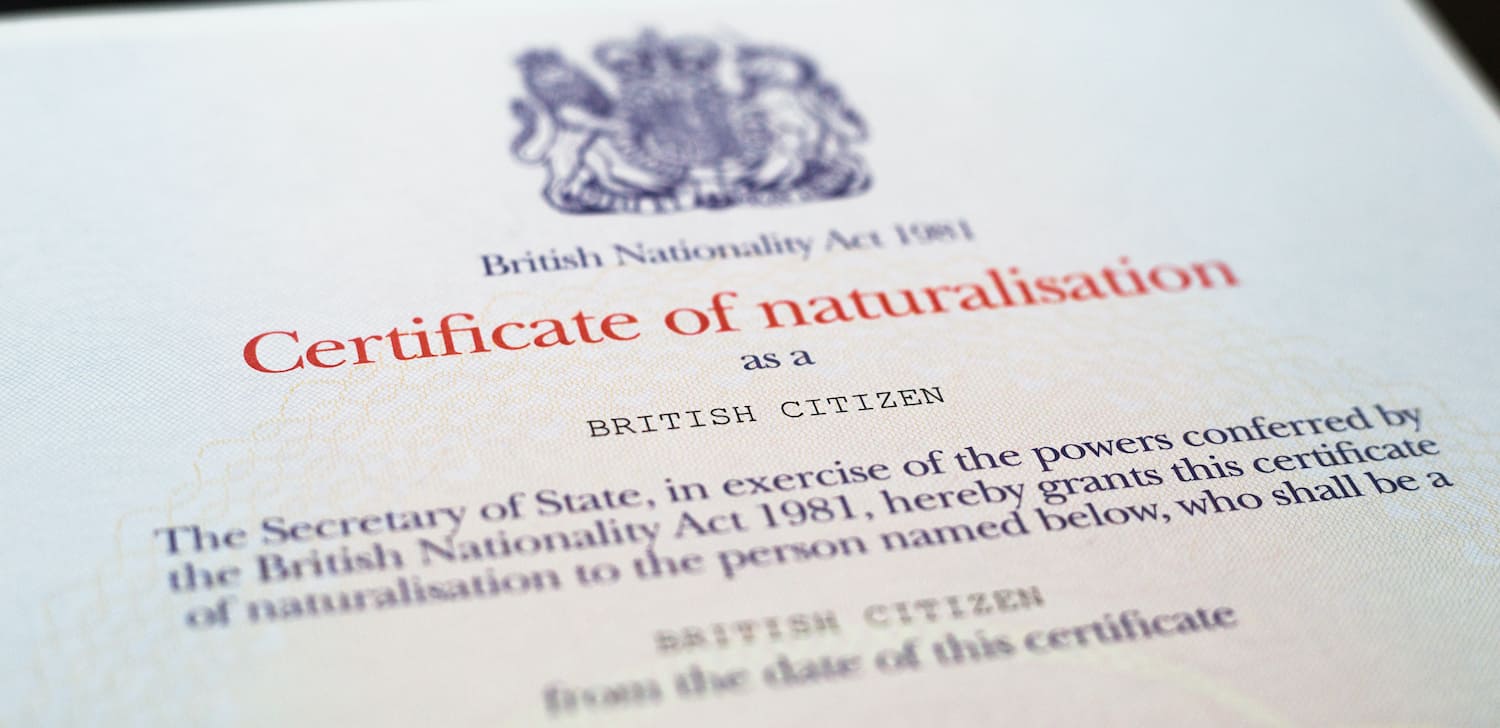 British Citizenship and naturalisation Image
