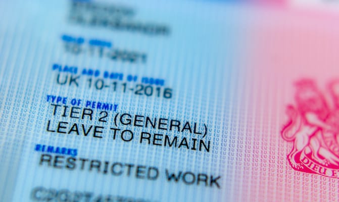 Tier 2 General visa advice UK - Immigration Status